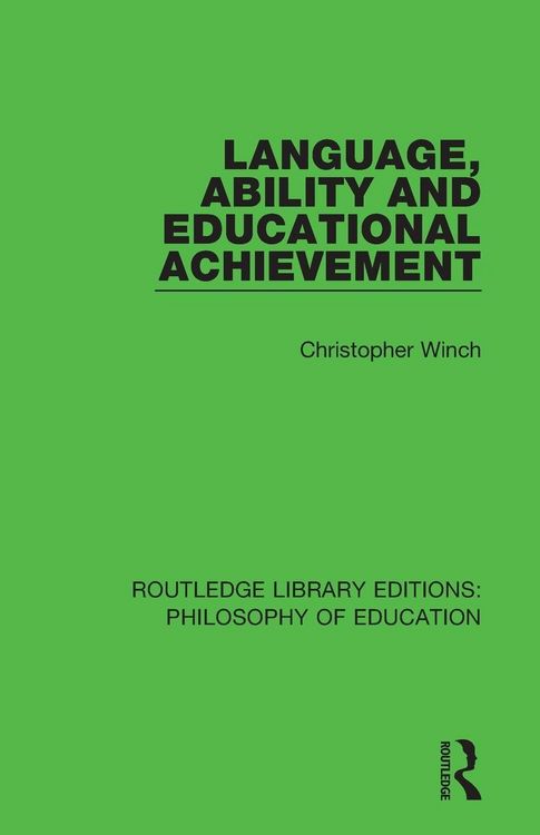 Produktbild: Language, Ability and Educational Achievement