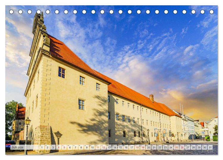 Produktbild: Lutherstadt Wittenberg Impressionen (Tischkalender 2026 DIN A5 quer), CALVENDO Monatskalender