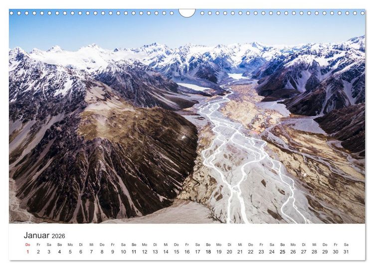 Produktbild: Naturschauspiel Neuseeland (Wandkalender 2026 DIN A3 quer), CALVENDO Monatskalender