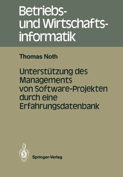Produktbild: Unterst&uuml;tzung des Managements von Software-Projekten durch eine Erfahrungsdatenbank