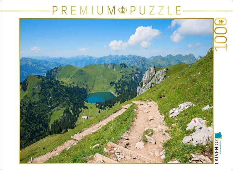 Produktbild: CALVENDO Puzzle Wanderweg am Stockhorn | 1000 Teile Lege-Gr&ouml;&szlig;e 64x48cm Foto-Puzzle f&uuml;r gl&uuml;ckliche Stunden