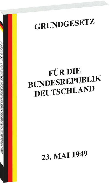 Produktbild: Erstes GRUNDGESETZ f&uuml;r die Bundesrepublik Deutschland vom 23. Mai 1949