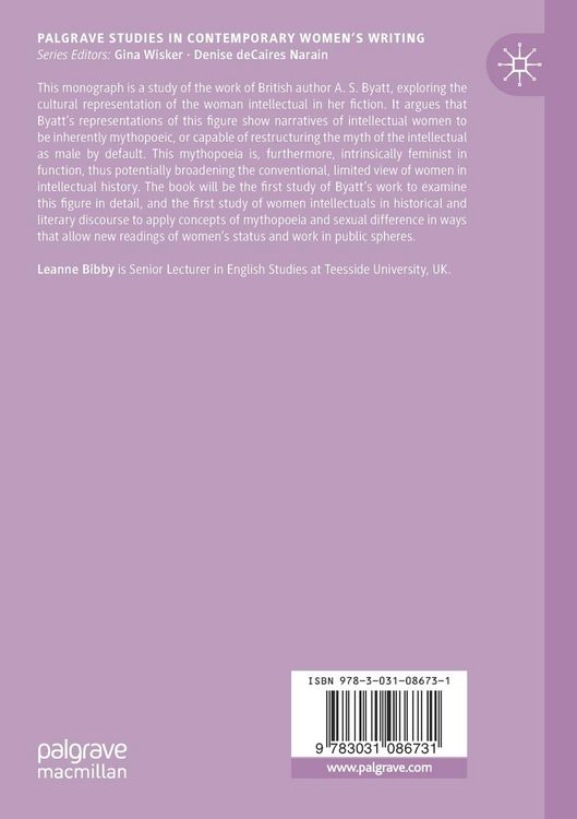 Produktbild: A. S. Byatt and Intellectual Women