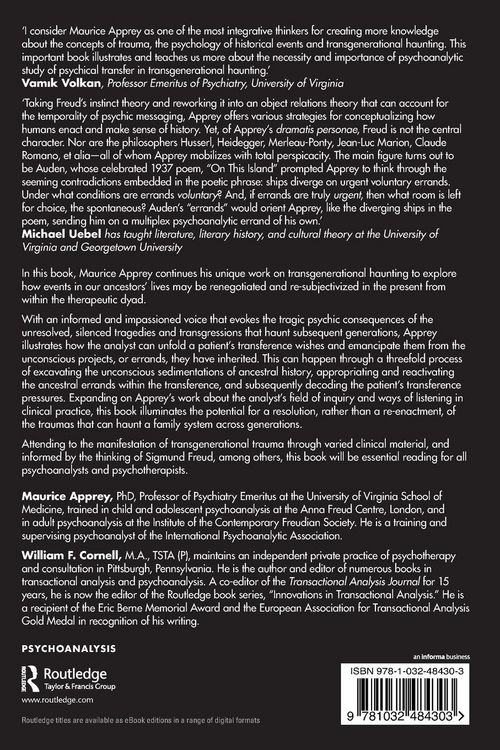 Produktbild: Transgenerational Haunting in Psychoanalysis