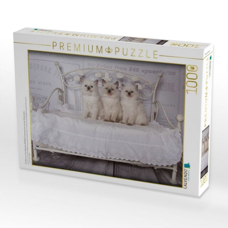 Produktbild: CALVENDO Puzzle Ein Motiv aus dem Kalender RAGDOLLS Impressionen aus der Kinderstube | 1000 Teile Lege-Gr&ouml;&szlig;e 64x48cm Foto-Puzzle f&uuml;r gl&uuml;ckliche Stunden