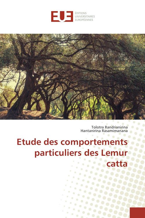 Produktbild: Etude des comportements particuliers des Lemur catta