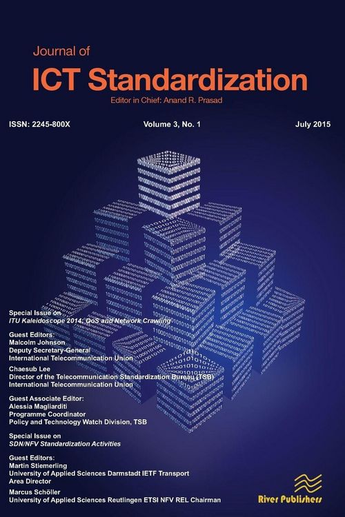 Produktbild: Journal Of Ict Standardization 3-1