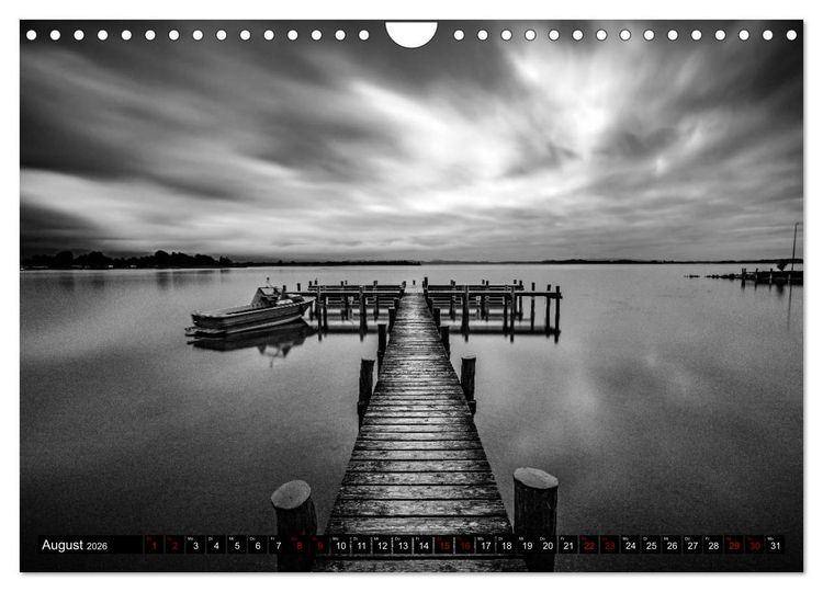 Produktbild: Dramatik in SW (Wandkalender 2026 DIN A4 quer), CALVENDO Monatskalender