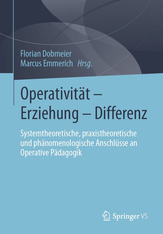 Produktbild: Operativit&auml;t &ndash; Erziehung &ndash; Differenz