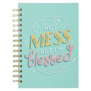 Produktbild: Bless Your Soul Funny Hardcover Journal Hot Mess But I'm Blessed
