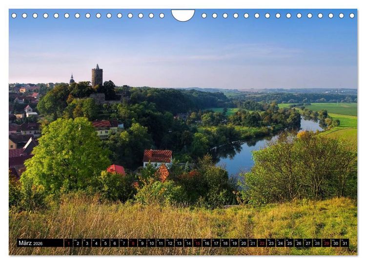 Produktbild: Saale-Unstrut - Region aus Wein und Stein (Wandkalender 2026 DIN A4 quer), CALVENDO Monatskalender
