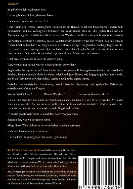 Produktbild: Das Axiom des Hermes Trismegistos