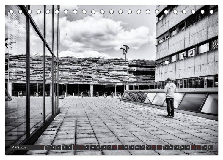 Produktbild: Ein Blick auf Darmstadt (Tischkalender 2026 DIN A5 quer), CALVENDO Monatskalender