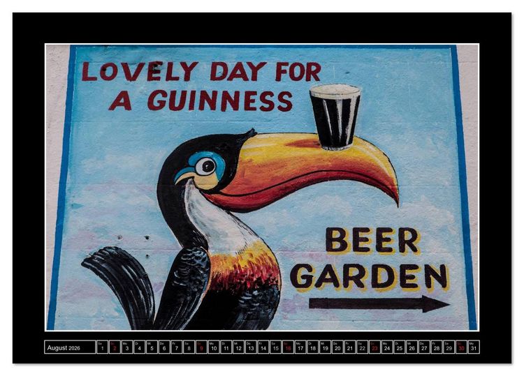 Produktbild: Sl&aacute;inte IRLAND - Pubmalereien (Tischkalender 2026 DIN A5 quer), CALVENDO Monatskalender