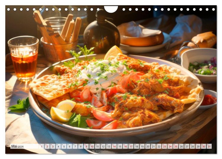 Produktbild: STREET FOOD Genuss International (Wandkalender 2026 DIN A4 quer), CALVENDO Monatskalender