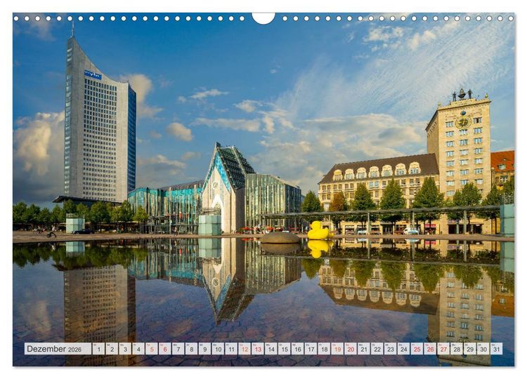 Produktbild: Leipzig Impressionen (Wandkalender 2026 DIN A3 quer), CALVENDO Monatskalender