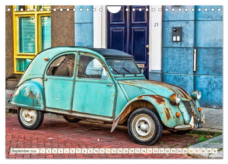 Produktbild: Citro&euml;n 2CV - geliebte Ente (Wandkalender 2026 DIN A4 quer), CALVENDO Monatskalender