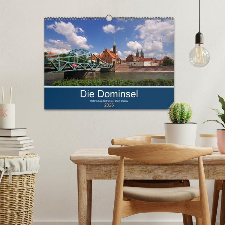 Produktbild: Die Dominsel - Historisches Zentrum der Stadt Breslau (Wandkalender 2026 DIN A3 quer), CALVENDO Monatskalender