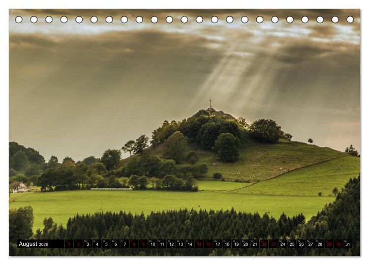 Produktbild: Die Rh&ouml;n (Tischkalender 2026 DIN A5 quer), CALVENDO Monatskalender
