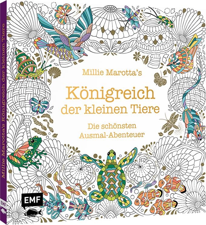 Produktbild: Millie Marotta's K&ouml;nigreich der kleinen Tiere &ndash; Die sch&ouml;nsten Ausmal-Abenteuer