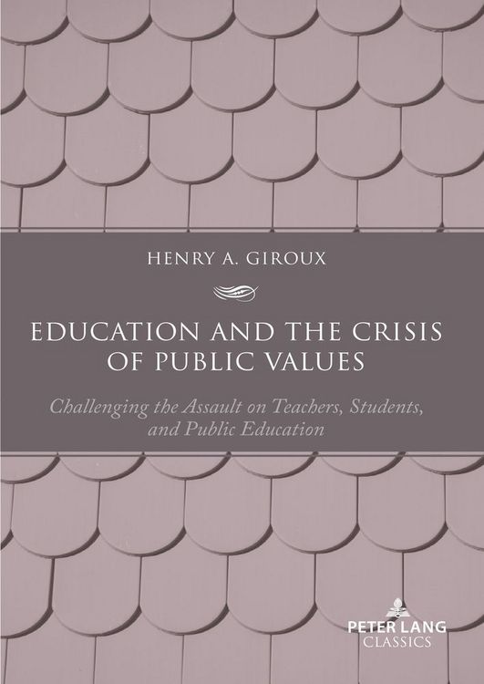 Produktbild: Education and the Crisis of Public Values
