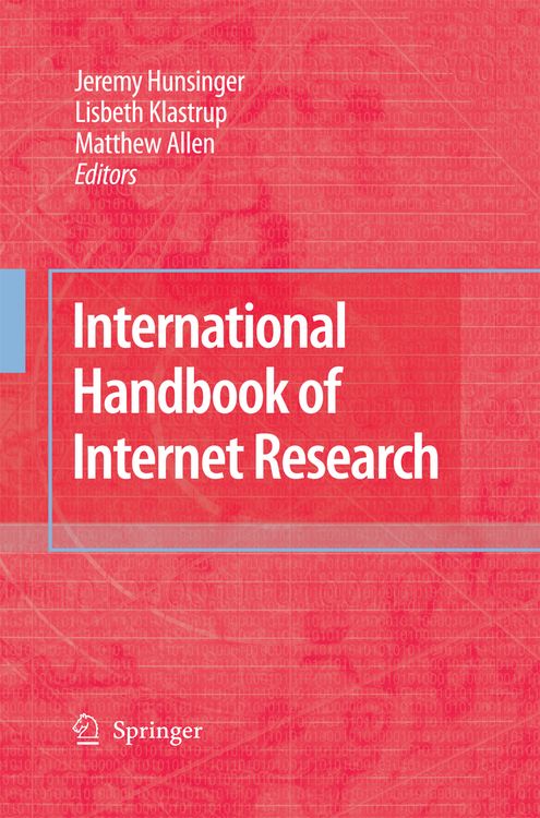 Produktbild: International Handbook of Internet Research
