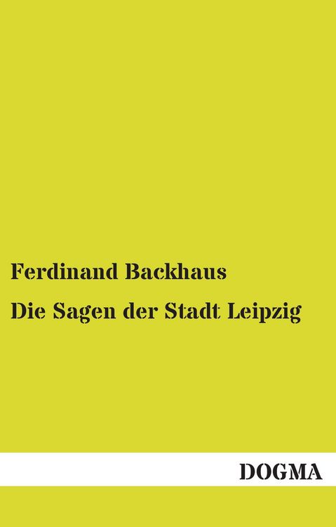 Produktbild: Die Sagen der Stadt Leipzig