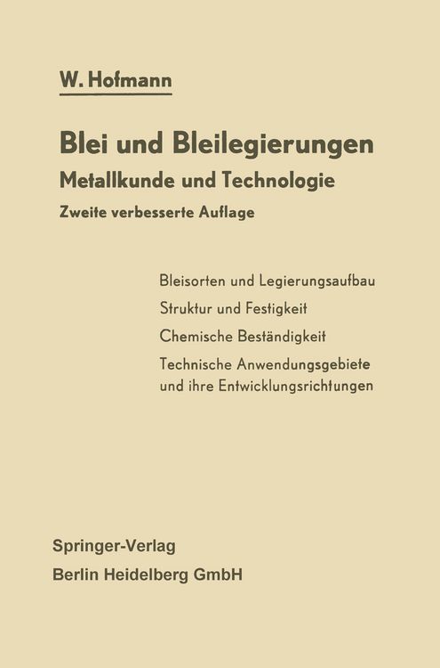 Produktbild: Blei und Bleilegierungen