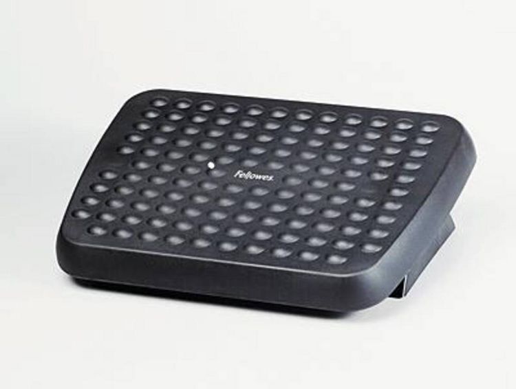 Produktbild: Fellowes 48121-70 Standard Fu&szlig;st&uuml;tze (B x H x T) 46 x 9 x 33.5 cm ergonomisch, h&ouml;henverstellbar, neigungsverstellbar, mit genoppter Oberfl&auml;che Sc