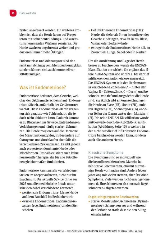 Produktbild: Endometriose - Das Selbsthilfebuch