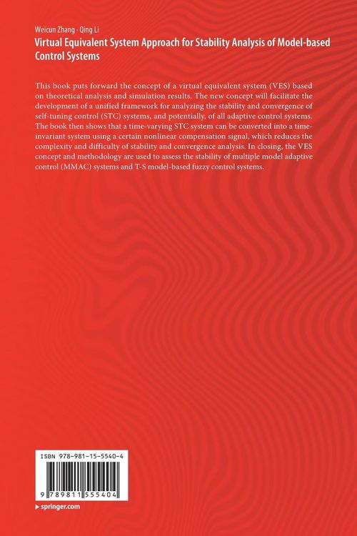 Produktbild: Virtual Equivalent System Approach for Stability Analysis of Model-based Control Systems