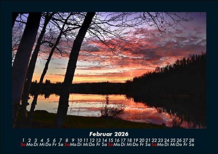 Produktbild: Die Seen der Erde 2026 Fotokalender DIN A5