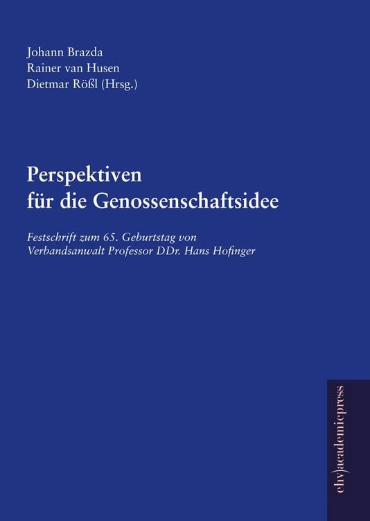 Produktbild: Perspektiven f&uuml;r die Genossenschaftsidee