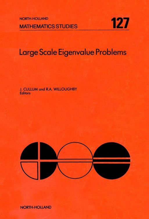 Produktbild: Large Scale Eigenvalue Problems