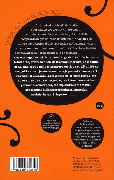 Produktbild: L'optimisme comparatif: petits arrangements avec nos jugements sur