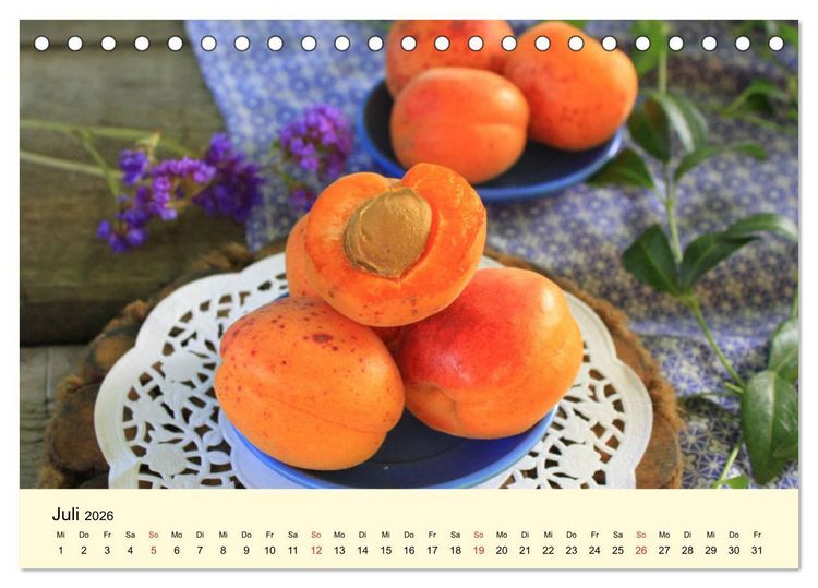Produktbild: Geliebte Landk&uuml;che. Anbauen, ernten und frohlocken! (Tischkalender 2026 DIN A5 quer), CALVENDO Monatskalender