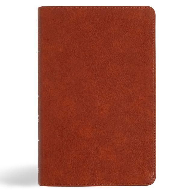 Produktbild: NASB Single-Column Personal Size Bible, Burnt Sienna Leathertouch