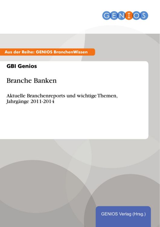 Produktbild: Branche Banken