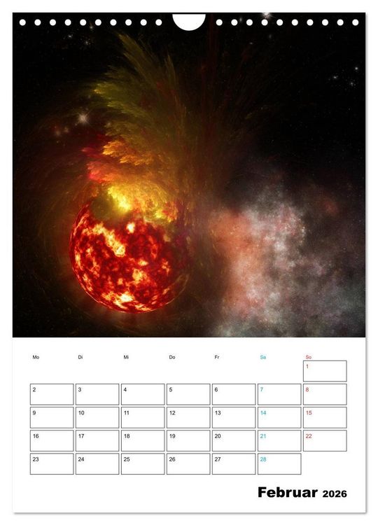 Produktbild: Im Weltraum (Wandkalender 2026 DIN A4 hoch), CALVENDO Monatskalender