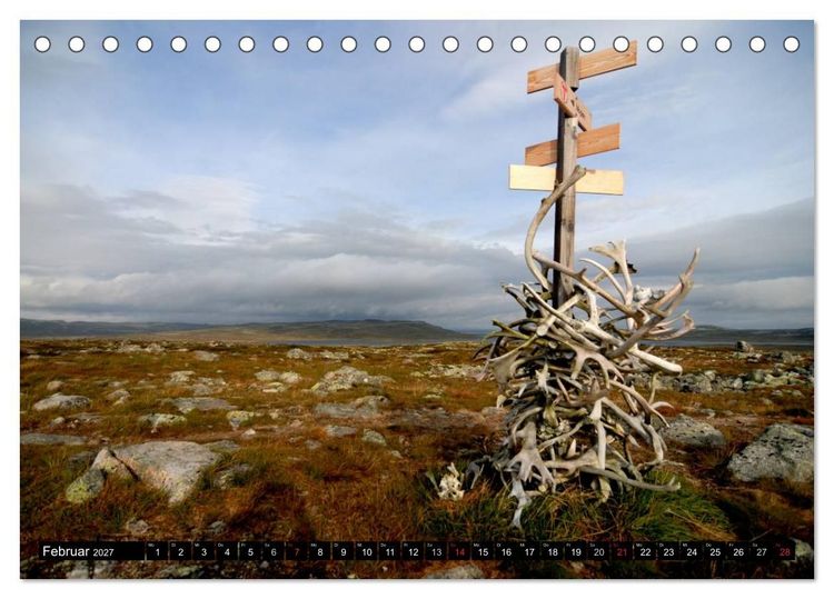 Produktbild: Streifzug durch Norwegens Hardangervidda (Tischkalender 2027 DIN A5 quer), CALVENDO Monatskalender