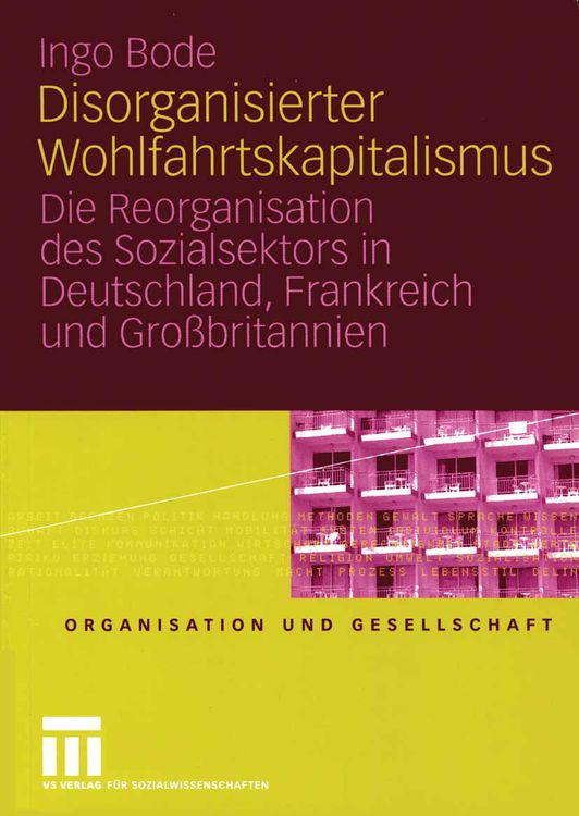 Produktbild: Disorganisierter Wohlfahrtskapitalismus