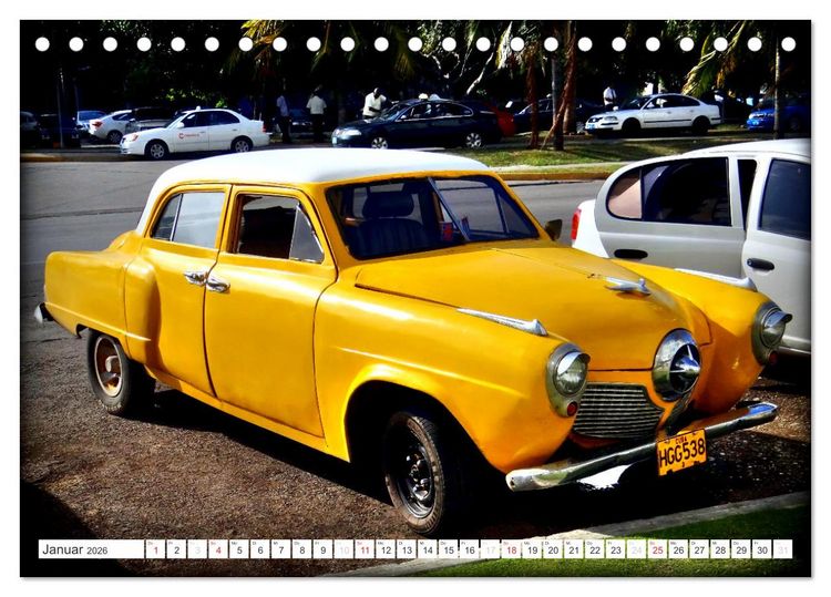 Produktbild: American Classics (Tischkalender 2026 DIN A5 quer), CALVENDO Monatskalender