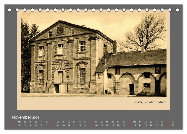 Produktbild: Saarland - vunn domols (frieher), Landkreis Saarlouis (Tischkalender 2026 DIN A5 quer), CALVENDO Monatskalender