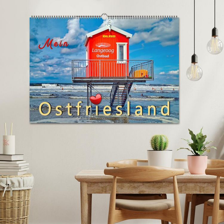 Produktbild: Mein Ostfriesland (Wandkalender 2026 DIN A2 quer), CALVENDO Monatskalender