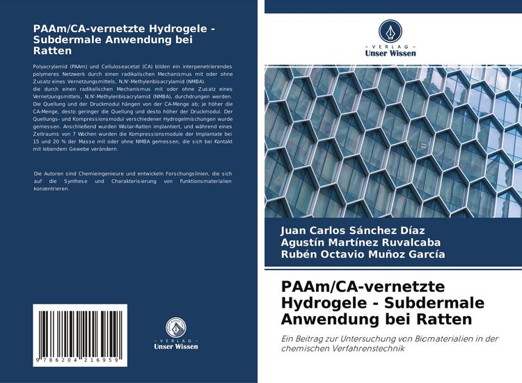 Produktbild: PAAm/CA-vernetzte Hydrogele - Subdermale Anwendung bei Ratten