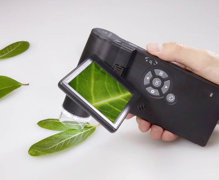 Produktbild: TOOLCRAFT Mikroskop-Kamera mit Monitor 12 Megapixel 300 x Digitale Vergr&ouml;&szlig;erung (max.): 4 x