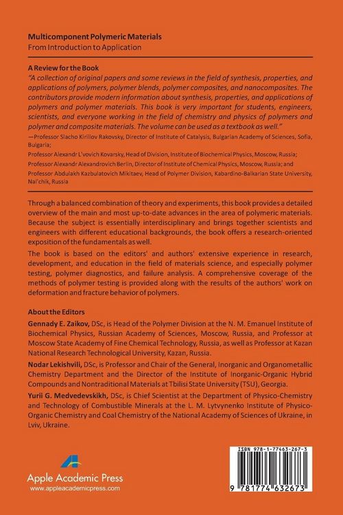 Produktbild: Multicomponent Polymeric Materials