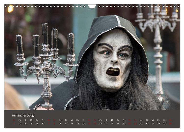 Produktbild: S ganz Johr Fasnacht (Wandkalender 2026 DIN A3 quer), CALVENDO Monatskalender