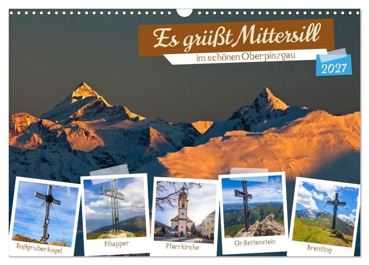 Produktbild: Es gr&uuml;&szlig;t Mittersill (Wandkalender 2027 DIN A3 quer), CALVENDO Monatskalender