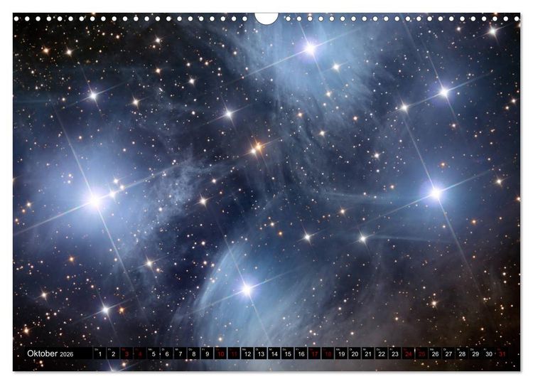 Produktbild: Galaktische Nebel (Wandkalender 2026 DIN A3 quer), CALVENDO Monatskalender